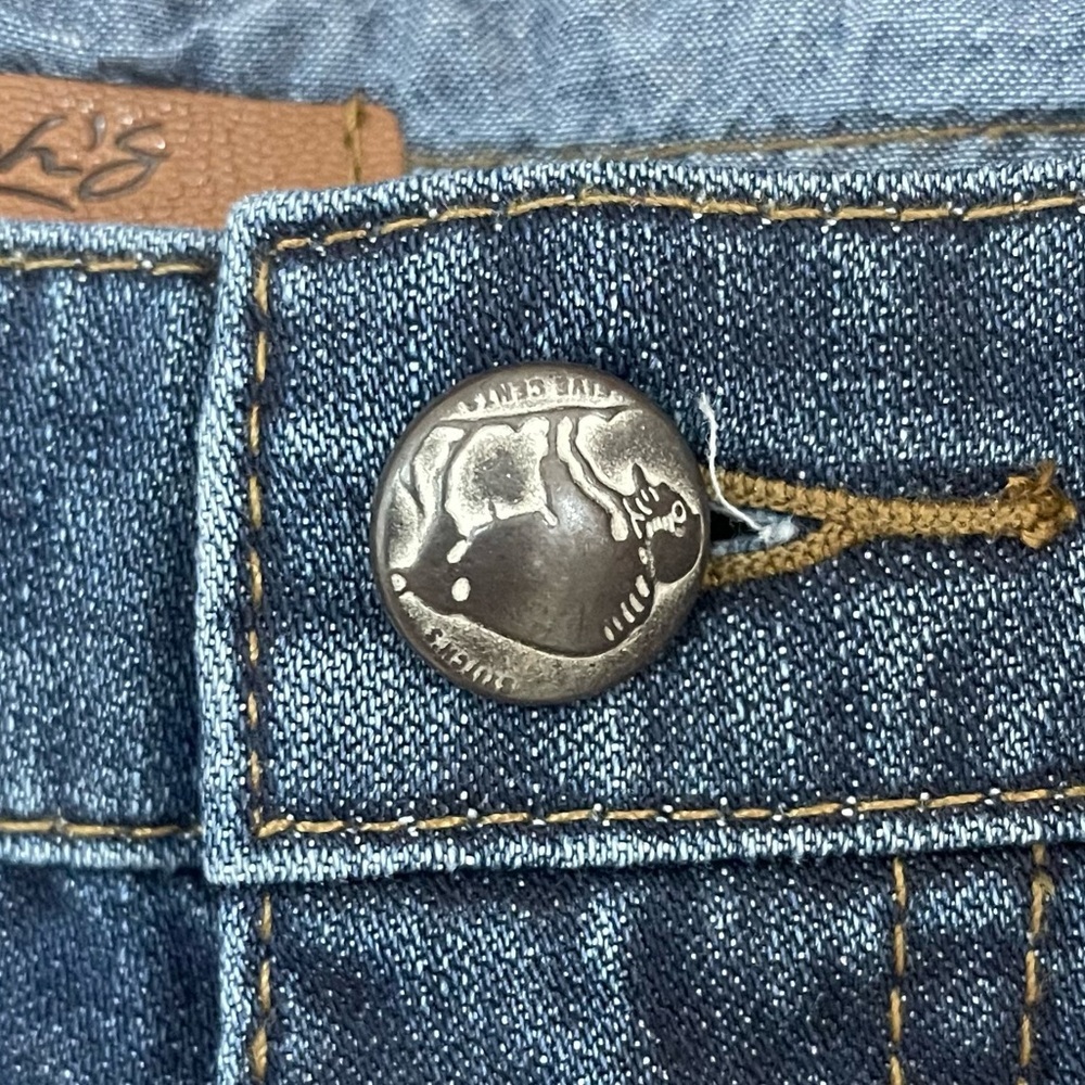 Stitches Barfly Slim Leg Jeans Blue - Picture 3 of 9